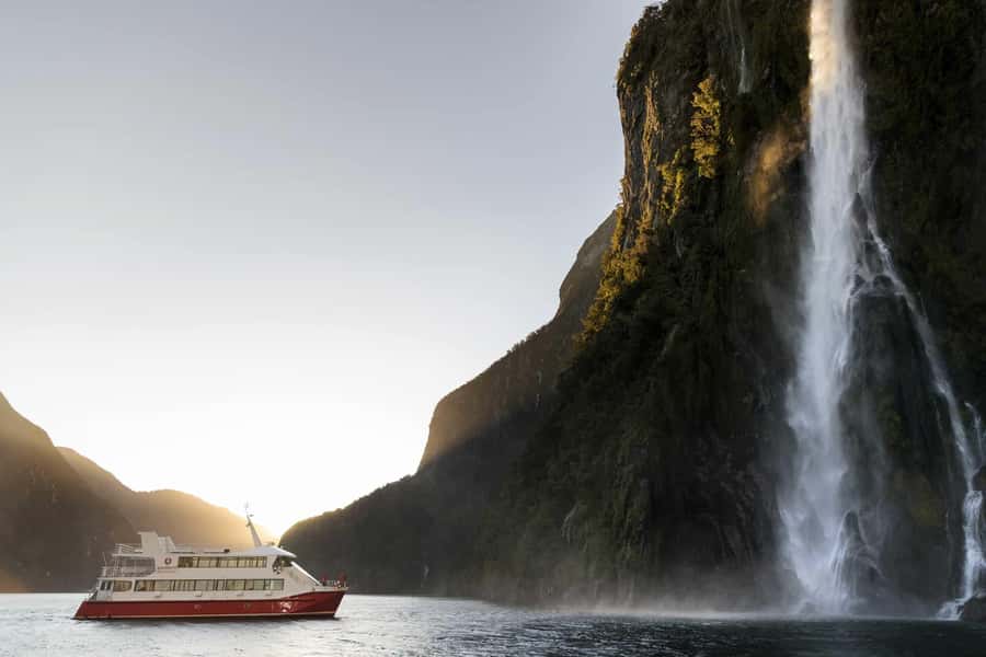 From Queenstown: Milford Sound Coach, Cruise, Scenic Flight - The buffet lunch: practical, filling, not always polished