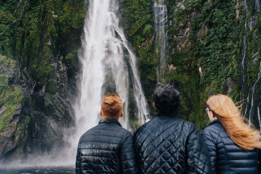 From Queenstown: Milford Sound Cruise and Scenic Drive - Mirror Lakes and the first Fiordland views