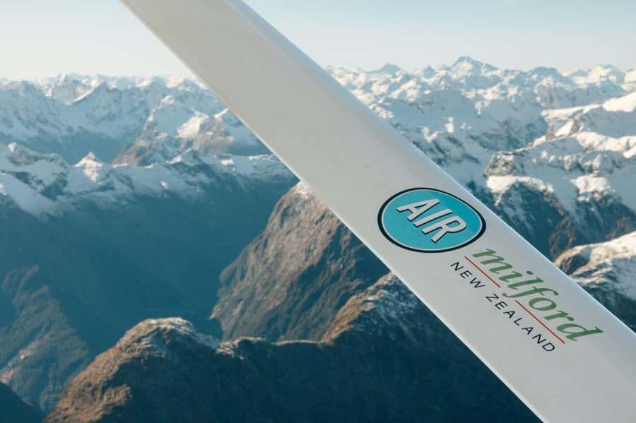 From Queenstown: Milford Sound Flight and Nature Cruise - The Queenstown pickup and preflight briefing