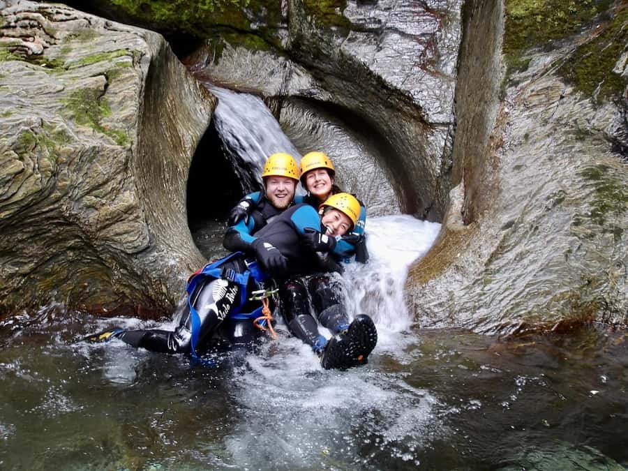 From Queenstown: Mount Aspiring Full-Day Canyoning Adventure - Entering the canyon and getting ready