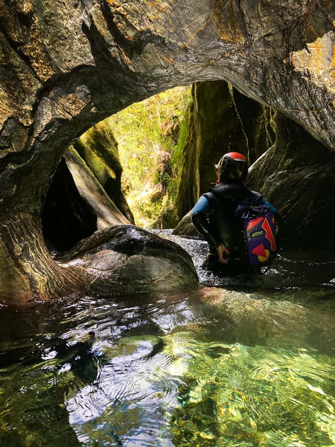 From Queenstown: Mount Aspiring Full-Day Canyoning Adventure - Four hours of climbing, swimming, and rope work
