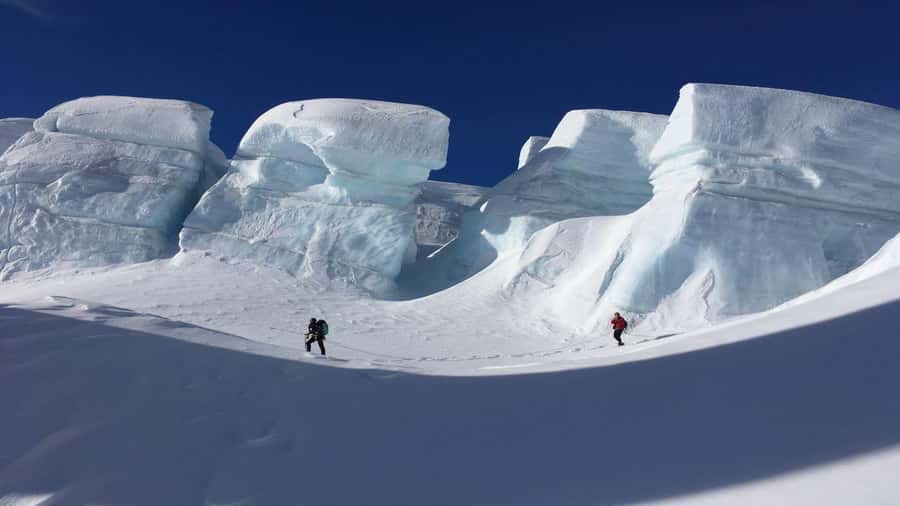 From Queenstown: Mount Cook Heli-Hike and Bus Tour Combo - Lake Pukaki and the first sight of Aoraki/Mount Cook