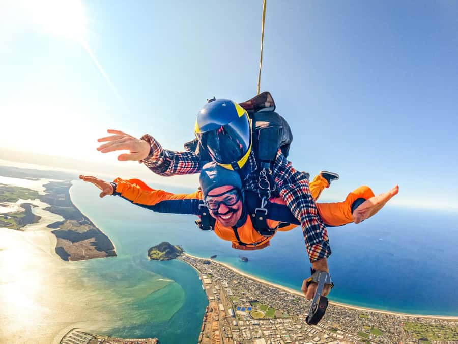 From Tauranga: Skydive over Mount Maunganui - Is $319 good value?