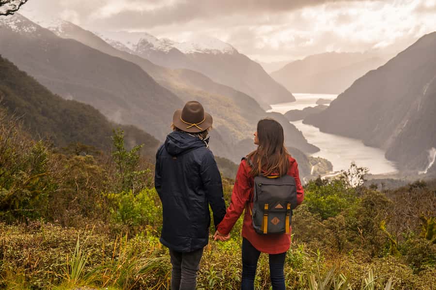 From Te Anau: Doubtful Sound Coach & Cruise - Leaving Te Anau for Lake Manapouri