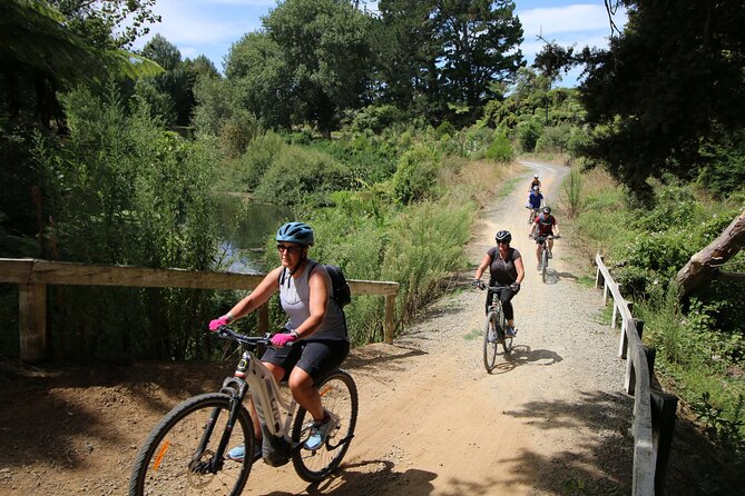 Full Day Ebike Tour in Karangahake Gorge (ex Auckland) - Cycling from Waikino to Waihi