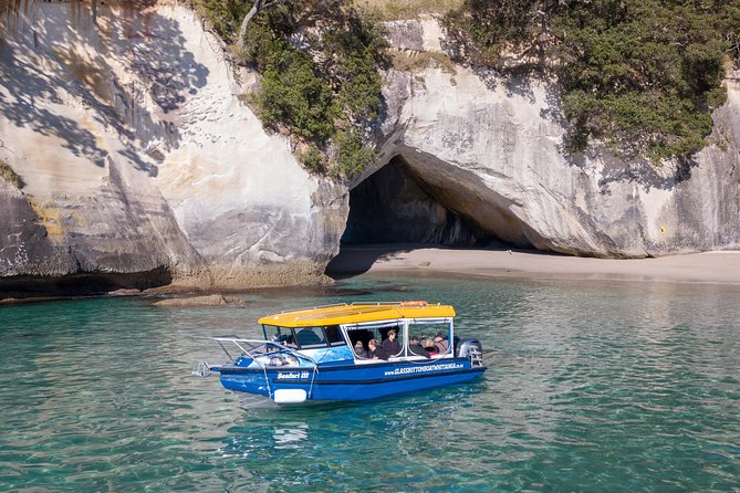 Glass Bottom Boat Whitianga Cathedral Cove Cruise - Setting out from Whitianga Wharf