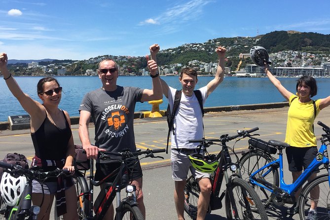 Guided Wellington Tour by Electric Bike - Oriental Bay and the coast toward Miramar