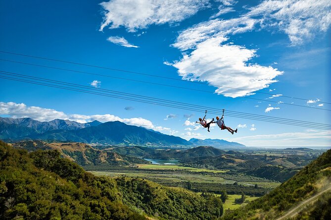 Half Day Zipline Adventure in Kaikoura - Starting at 75 West End in central Kaikoura