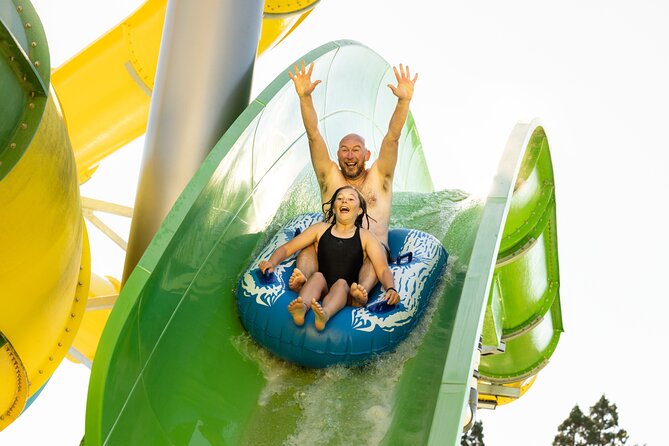 Hanmer Springs Thermal Pools & Spa - The four waterslides and family areas