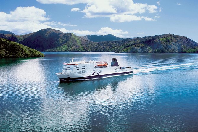 InterIslander Ferry - Picton to Wellington - Leaving Picton through Queen Charlotte Sound