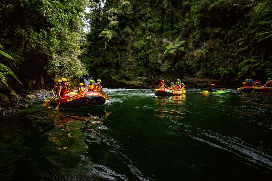 Kaituna River and Tutea Falls Whitewater Rafting - The guides set the tone