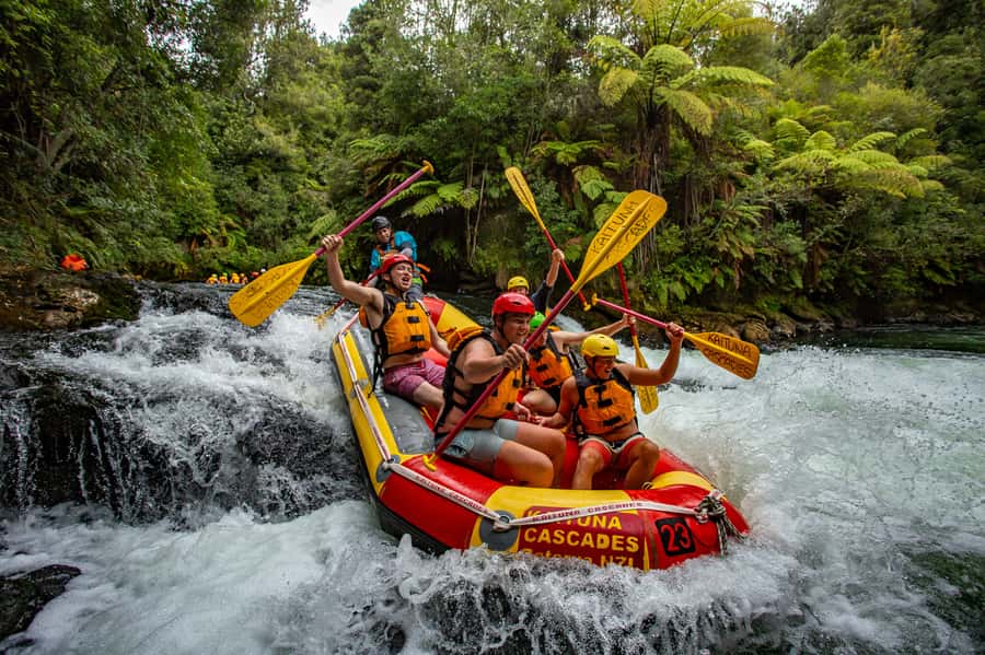Kaituna River and Tutea Falls Whitewater Rafting - What happens after the waterfall