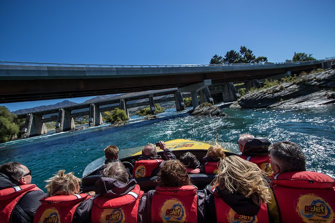 KJet Queenstown Jet Boat Ride on the Kawarau and Shotover Rivers - A fast start from Queenstown’s main pier