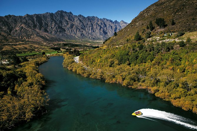 KJet Queenstown Jet Boat Ride on the Kawarau and Shotover Rivers - How wet will you get?