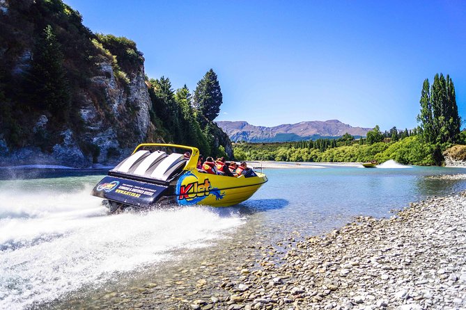 KJet Queenstown Jet Boat Ride on the Kawarau and Shotover Rivers - The Kawarau River adds turns and variety