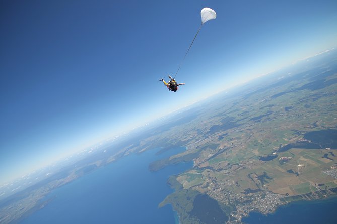 Lake Taupo 12,000-Foot Tandem Skydiving - The aircraft exit and 40-second freefall
