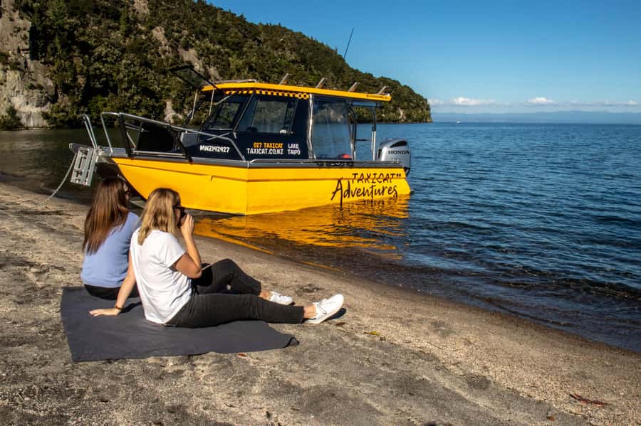 Lake Taupo Explorer Sightseeing Cruise with seasonal swim - Kotukutuku Landing and Honeymoon Bay