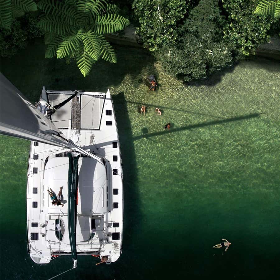 Lake Taupo: Luxury Sailing Catamaran to Māori Rock Carvings - The quiet cruise across Great Lake Taupō