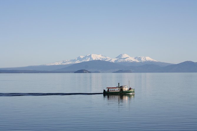 Lake Taupō Māori Rock Carvings Scenic Cruise aboard Ernest Kemp - Stories, scenery, and the value of live commentary