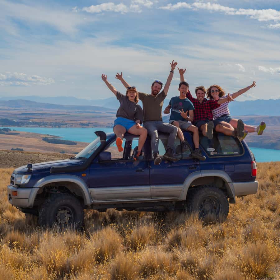 Lake Tekapo Guided 4WD Tours (Small Group, Carbon Positive) - Riding the 4WD tracks toward Mt Edward and the Tekapo saddle