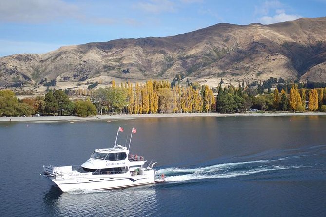 Lake Wanaka 1-Hour Cruise Including Wine and Cheese - Leaving the Wanaka waterfront at 5:30 pm