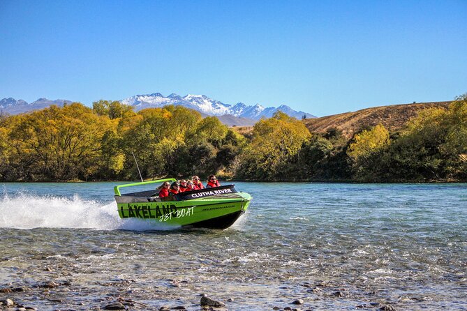 Lakeland Jet Boat Adventure - Clutha River - Starting beside Lake Wānaka at 100 Ardmore Street