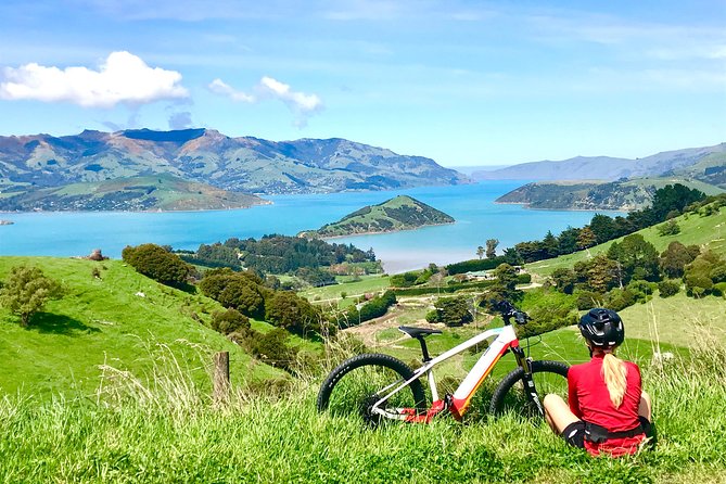 Lava Loop- Guided electric mountain bike tour in Akaroa - Meeting Greville at The Common Cafe & Garden Bar