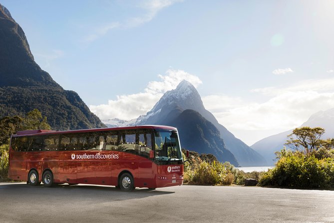 Luxury Milford Sound Coach and Scenic Cruise - Eglinton Valley shows the scale of Fiordland