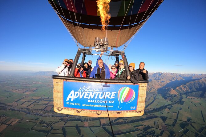 Methven-Mt Hutt Scenic Hot Air Balloon Flight - Landing, Drinks, and the Return to Town