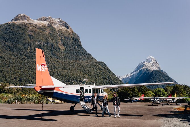 Milford Sound Cruise with Round-Trip Flights from Queenstown - Landing beside Milford Sound