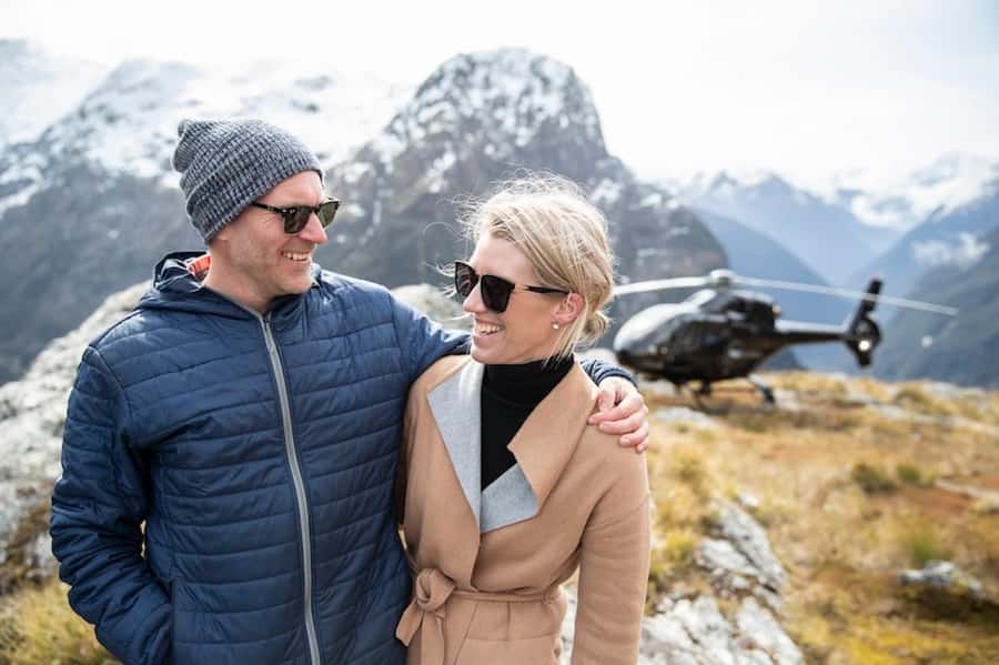 Milford Sound Heli-Cruise-Heli | 4.5hr Scenic Experience - The pilot’s alpine landing