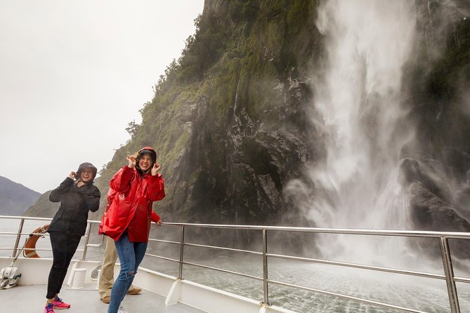 Milford Sound Nature Cruise with Southern Discoveries - Stirling Falls and the glacial facial