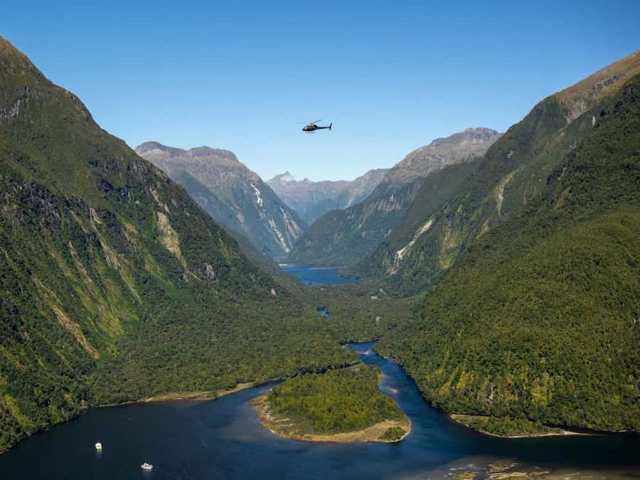 Milford Sound Panoramic Helicopter Tour | 50-Min Experience - Entering Northern Fiordland and Milford Sound