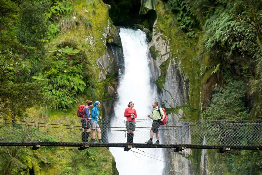 Milford Track: Full Day Guided Hike and Nature Cruise - The 15-minute water taxi to Sandfly Point