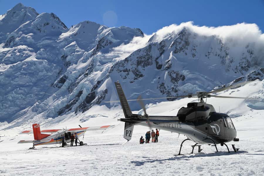 Mount Cook: Ski Plane and Helicopter Glacier Combo Flight - What weather can change