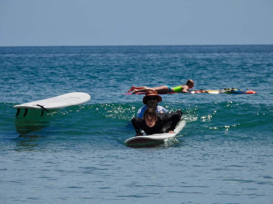 Mount Maunganui: Group Beginner Surf Lesson - Learning on Mount Maunganui Beach