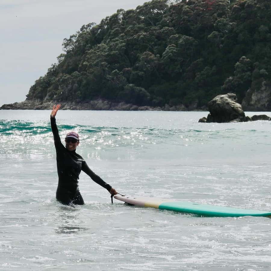 Mount Maunganui: Private Surf Lesson - Starting at the Mount Surf School tent