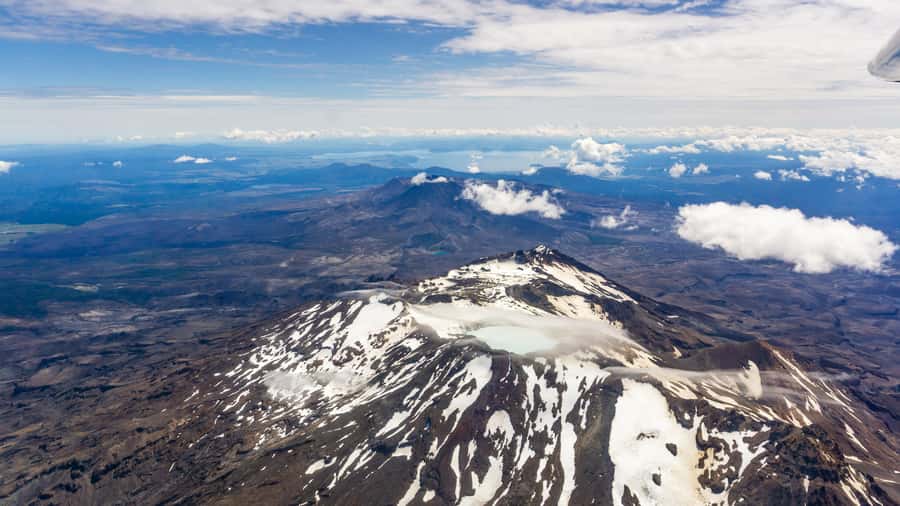 Mount Ruapehu Scenic Flight from Tauranga - Crossing Te Puke’s kiwifruit country