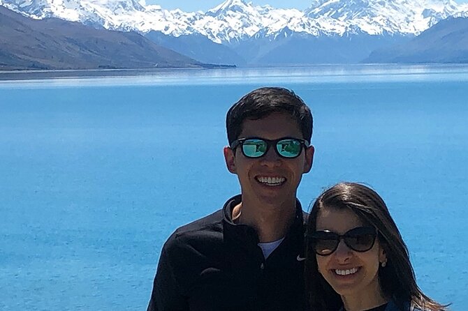 Mt Cook & Tasman Glacier lookout Small Group Tour from Queenstown - Lake Pukaki frames the approach to Aoraki