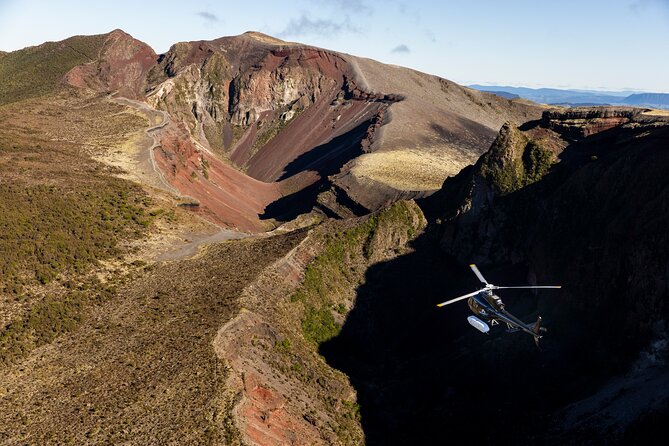 Mt Tarawera Helicopter Tour with Volcano Landing - Returning to Rotorua by helicopter