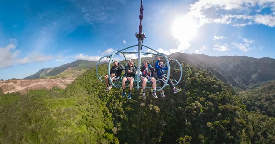 Nelson: Cable Bay Adventure Park Skywire Experience - The 4-kilometer drive to the launch platform