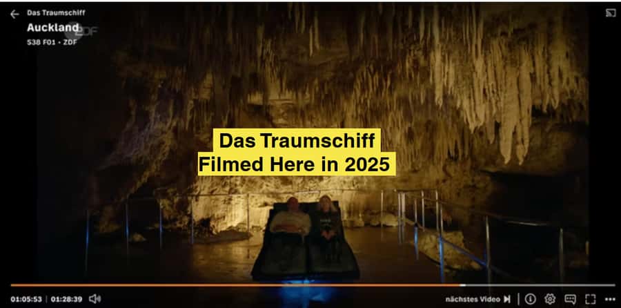 New Zealand: Milky Way Glowworm Cave Tour - Crystal Formations in the Torchlight