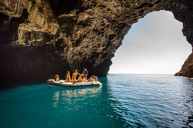One Hour Cathedral Cove Boat Tour in Hahei - Volcanic cliffs, islands, and the full 14-kilometer route