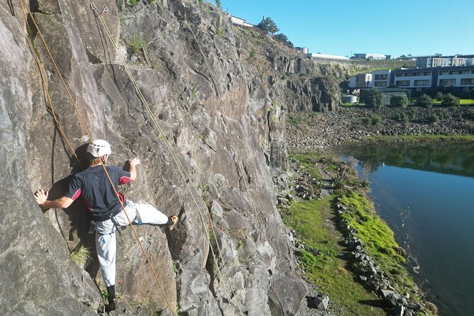 Outdoor Rock Climbing Auckland - Meeting in Stonefields at 199 Barbarich Drive