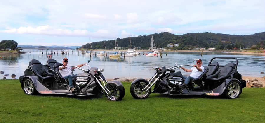 Paihia: Bay of Islands Trike Tour Experience - Why a V8 trike works so well in Paihia