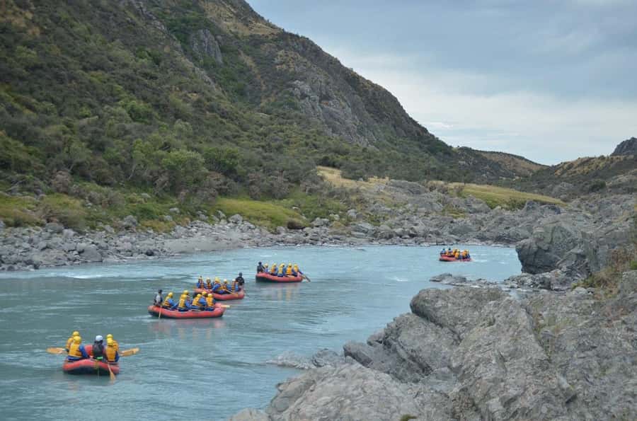 Peel Forest: Rangitata Gorge Whitewater Rafting Tour - Getting fitted out in the rafting gear