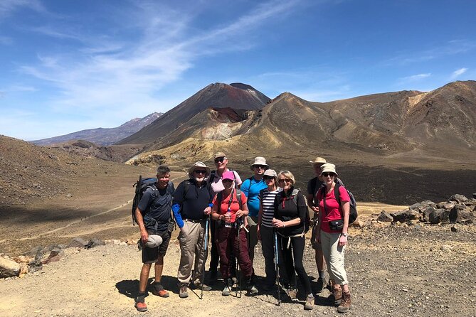 Premium Tongariro Crossing Guided Group Walk - Emerald Lakes and the long descent