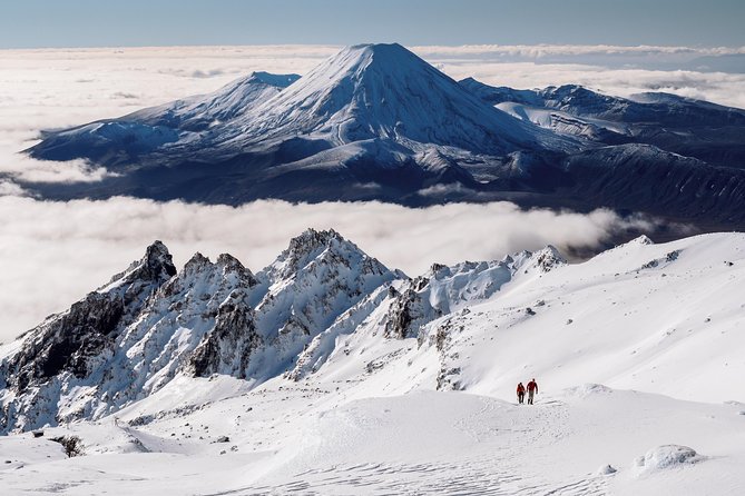 Premium Tongariro Crossing Guided Group Walk - Mount Ruapehu and the wider volcanic setting