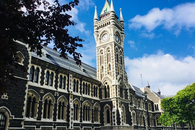 Private Guided Tour of Dunedin City Heritage and Unique Wildlife and Scenery - University of Otago, First Church, and Dunedin Railway Station