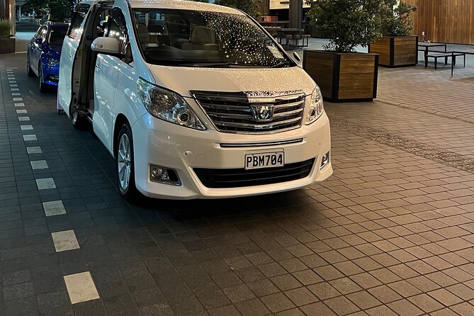 Private Mini Van Transfer From Auckland Airport to Auckland City - Walking to the transport hub with your luggage